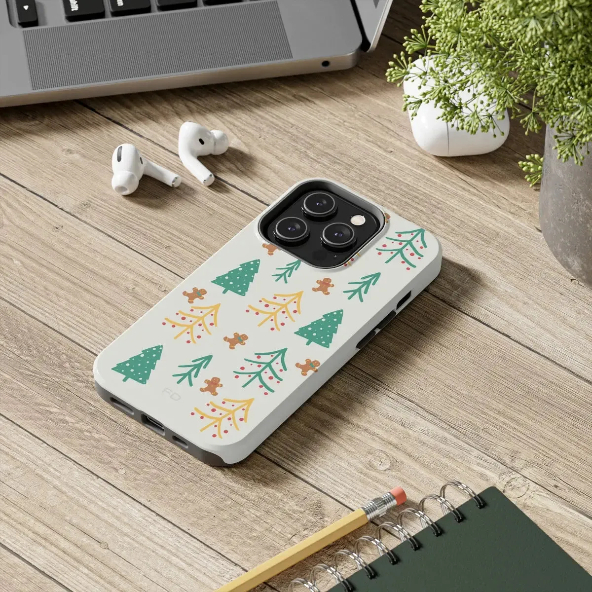 Christmas Tree's Tough Case for iPhone with Wireless Charging -Christmas Tree iPhone Case