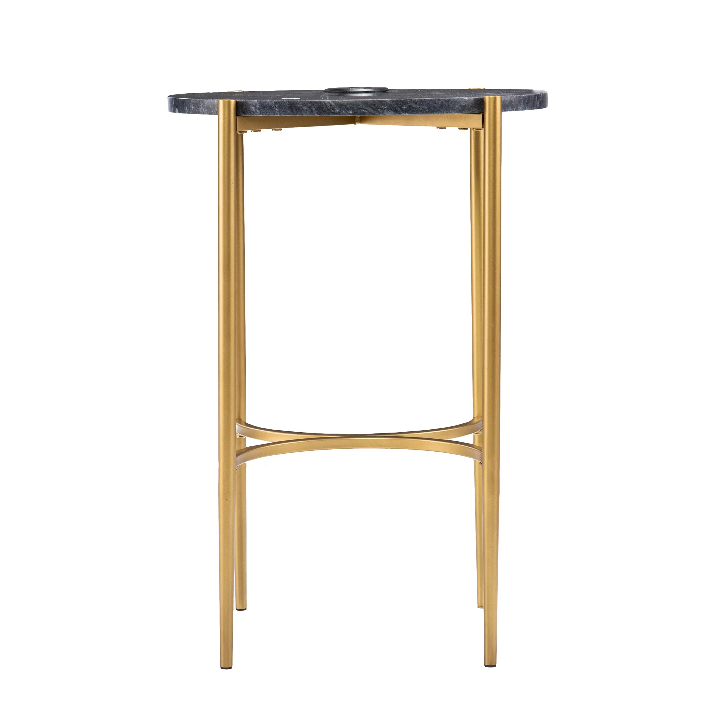 Clarvin Side Table w/ Wireless Charging Station