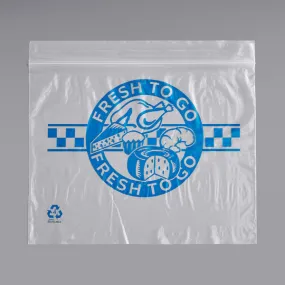 Clear Deli Ziploc Press to Seal Bag 10" x 8" - 1000/Case