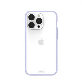 Clear iPhone 13 Pro Case with Lavender Ridge