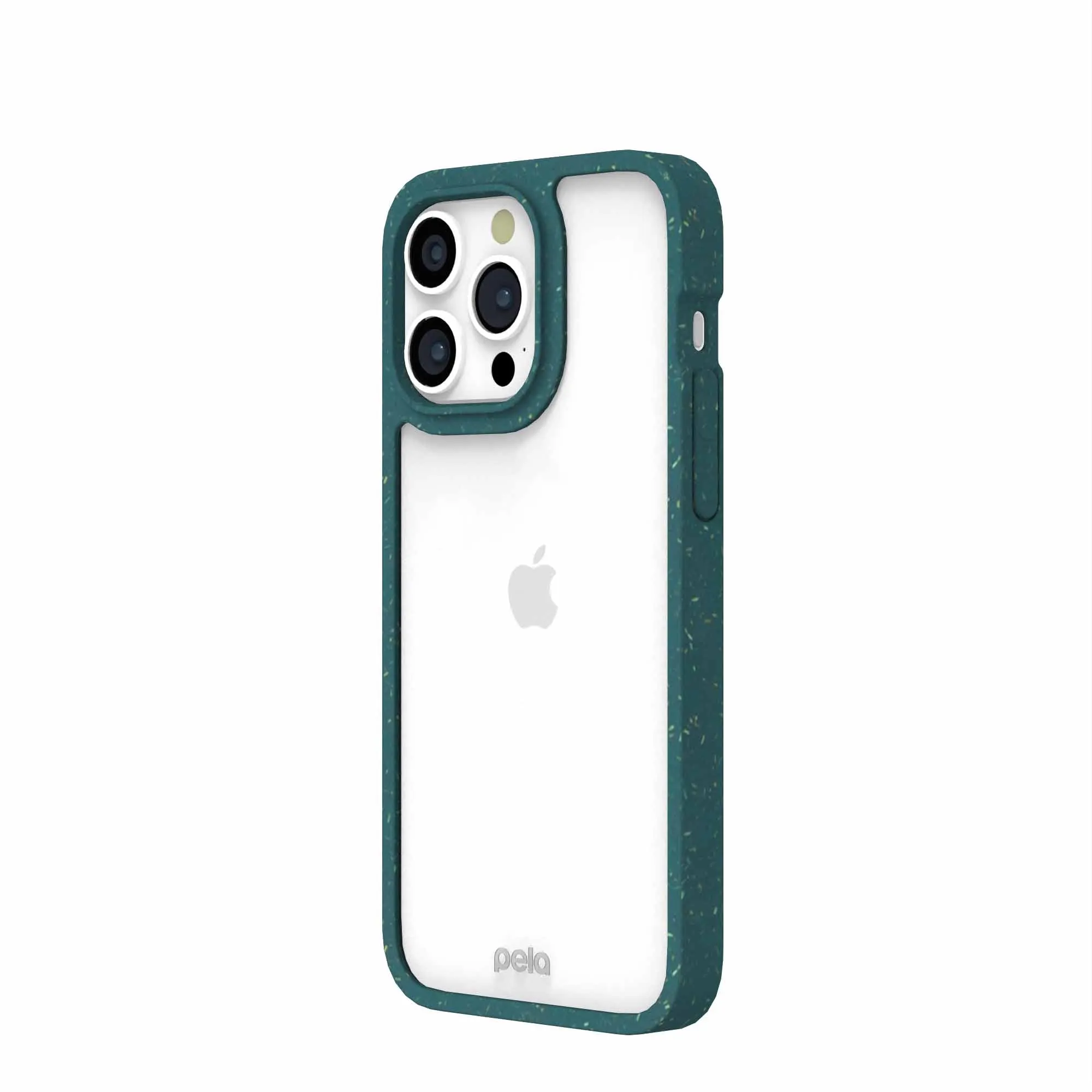 Clear iPhone 15 Pro Max Case with Green Ridge