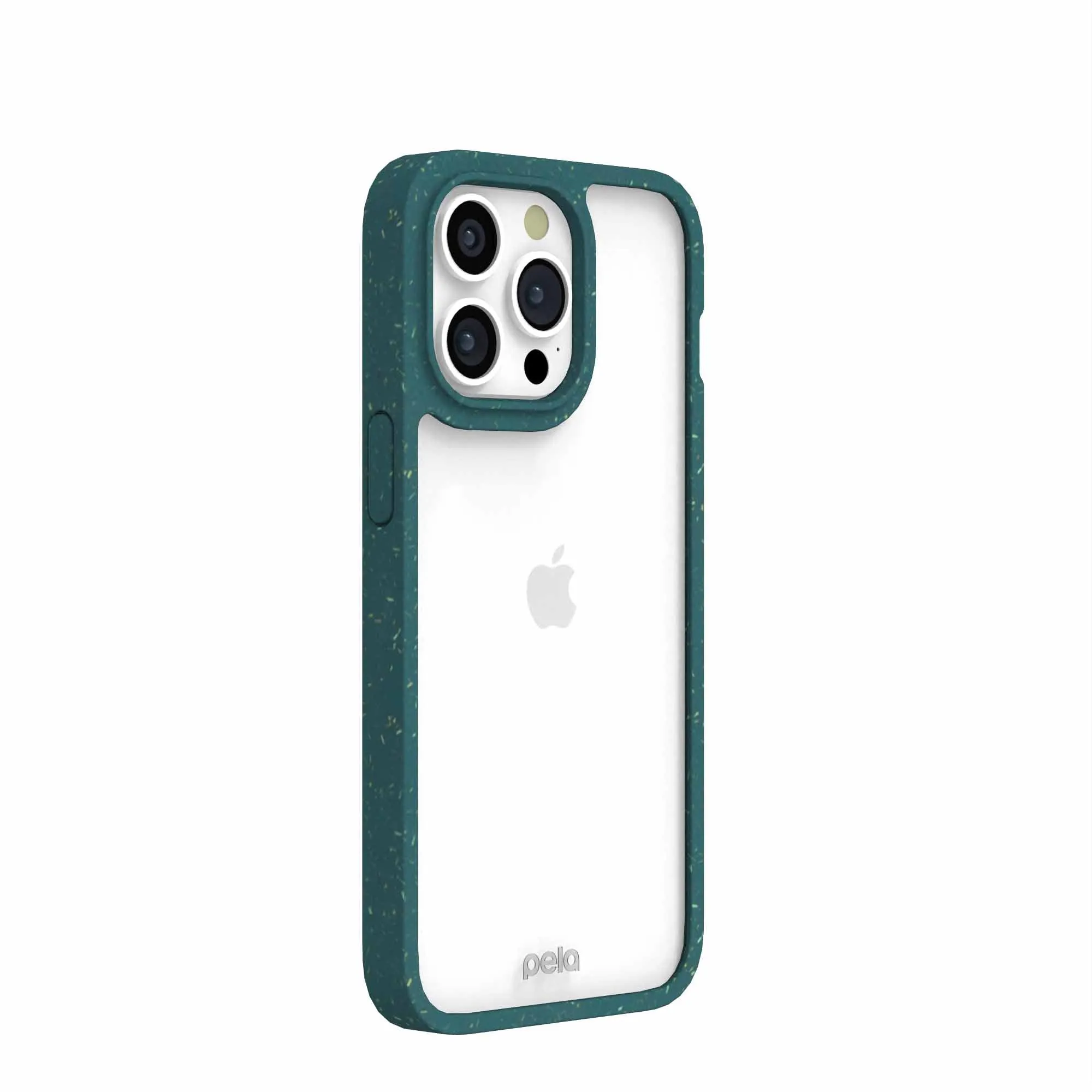 Clear iPhone 15 Pro Max Case with Green Ridge