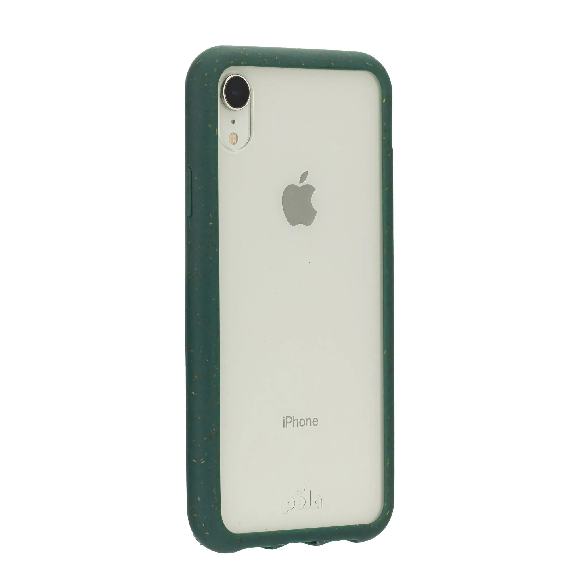 Clear iPhone XR Case with Green Ridge