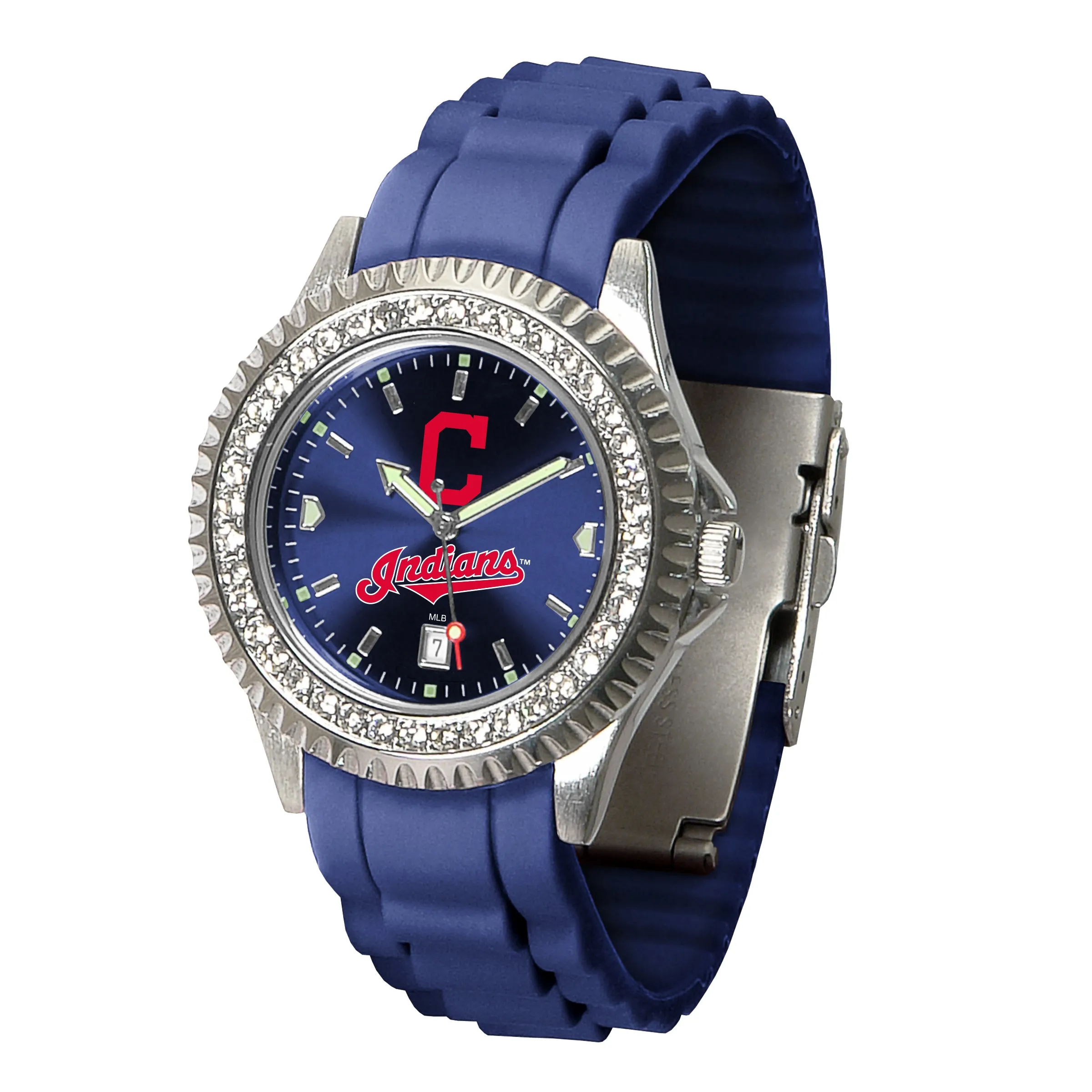 Cleveland Indians Ladies Sparkle Watch