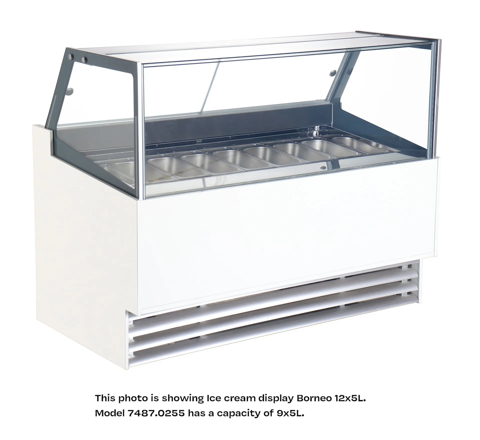 Combisteel Phuket Ice Cream Counter Display Freezer 9 x 5 Litre - 7487.0255