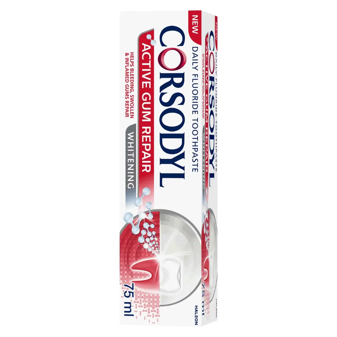 Corsodyl Active Gum Repair Whitening Toothpaste 75ml (A)