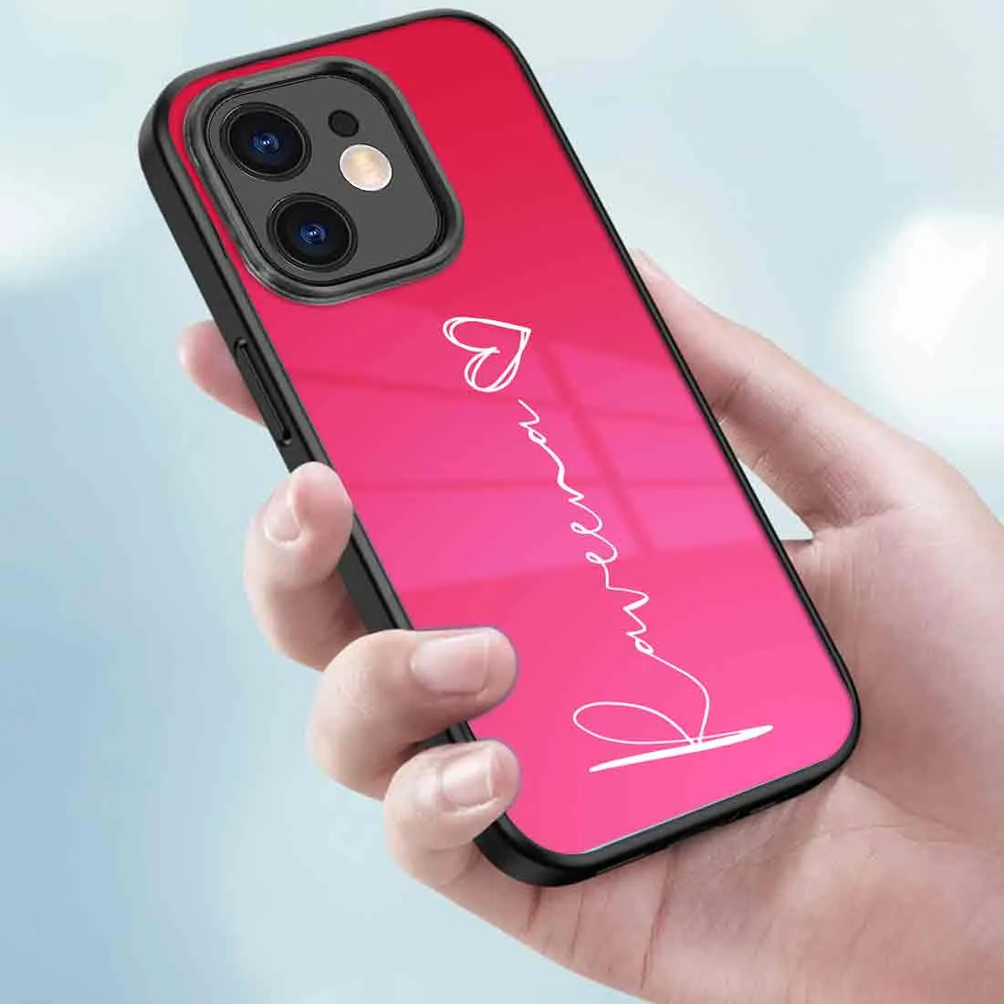 Customize iPhone 11 Phone Cover with Signature Phone Case - Calligraphy Name