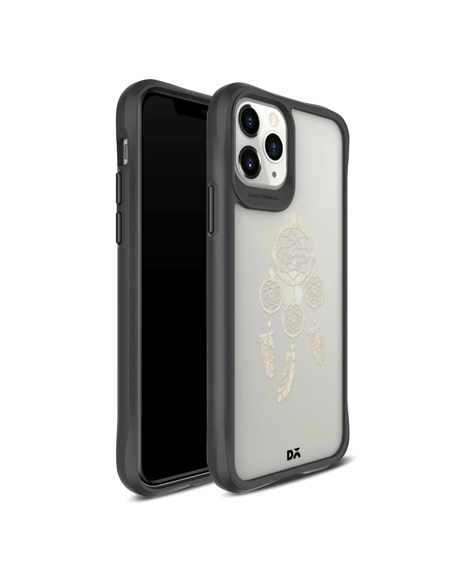 DailyObjects Off White Dreams Black Hybrid Clear Case Cover For iPhone 11 Pro