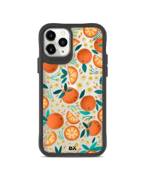 DailyObjects Orange Haul Black Hybrid Clear Case Cover For iPhone 11 Pro