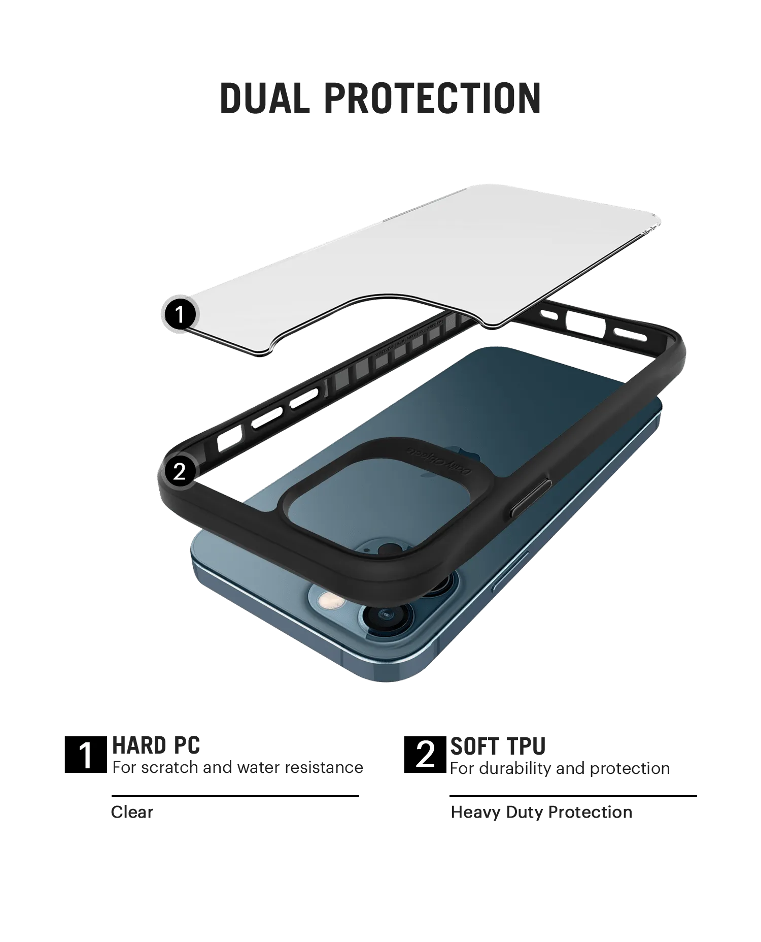 DailyObjects Procrastination Loading Black Hybrid Clear Case Cover For iPhone 12 Pro Max