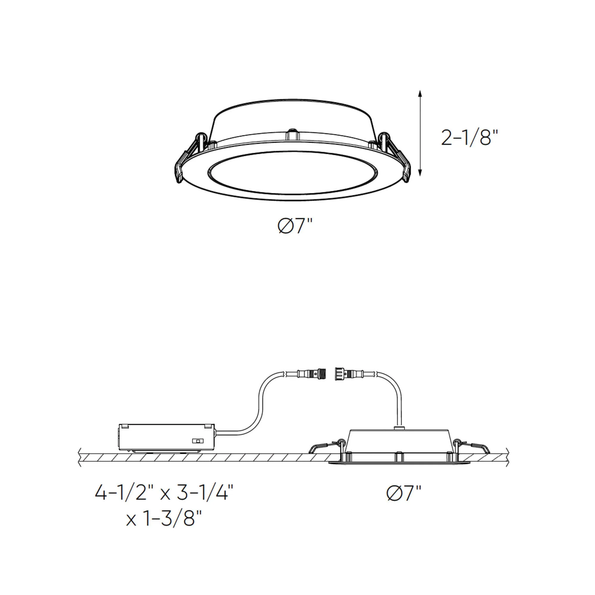 Dals Lighting Fusion GPN6-CC 6” 13W LED Recessed Gimbal Downlight Selectable CCT