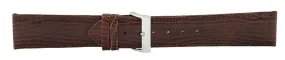 Dark Brown Lizard Leather Watch Band 22mm 175860