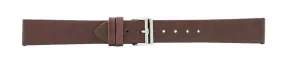 Dark Brown Smooth Leather Watch Band 18mm 105713