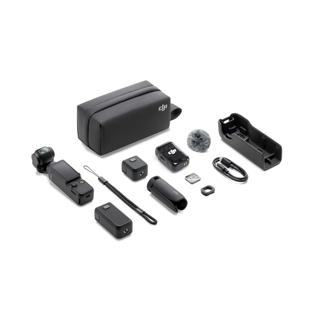 DJI Osmo Pocket 3 / 2 Creator Combo 3-Axis Stabilization 4K Ultra HD Pocket-Sized Gimbal Camera