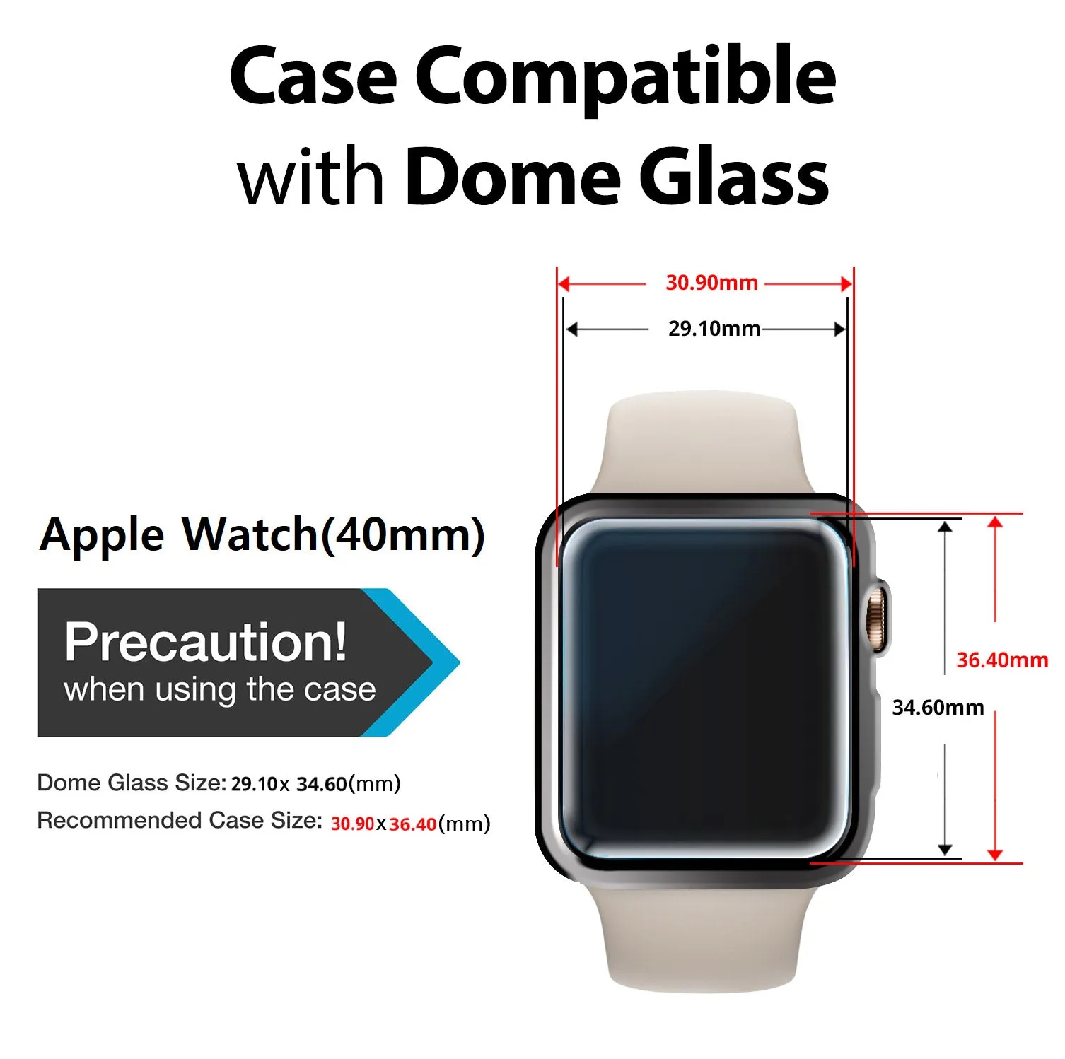 [Dome Glass] Apple Watch Series 6/5/4 (40 MM)