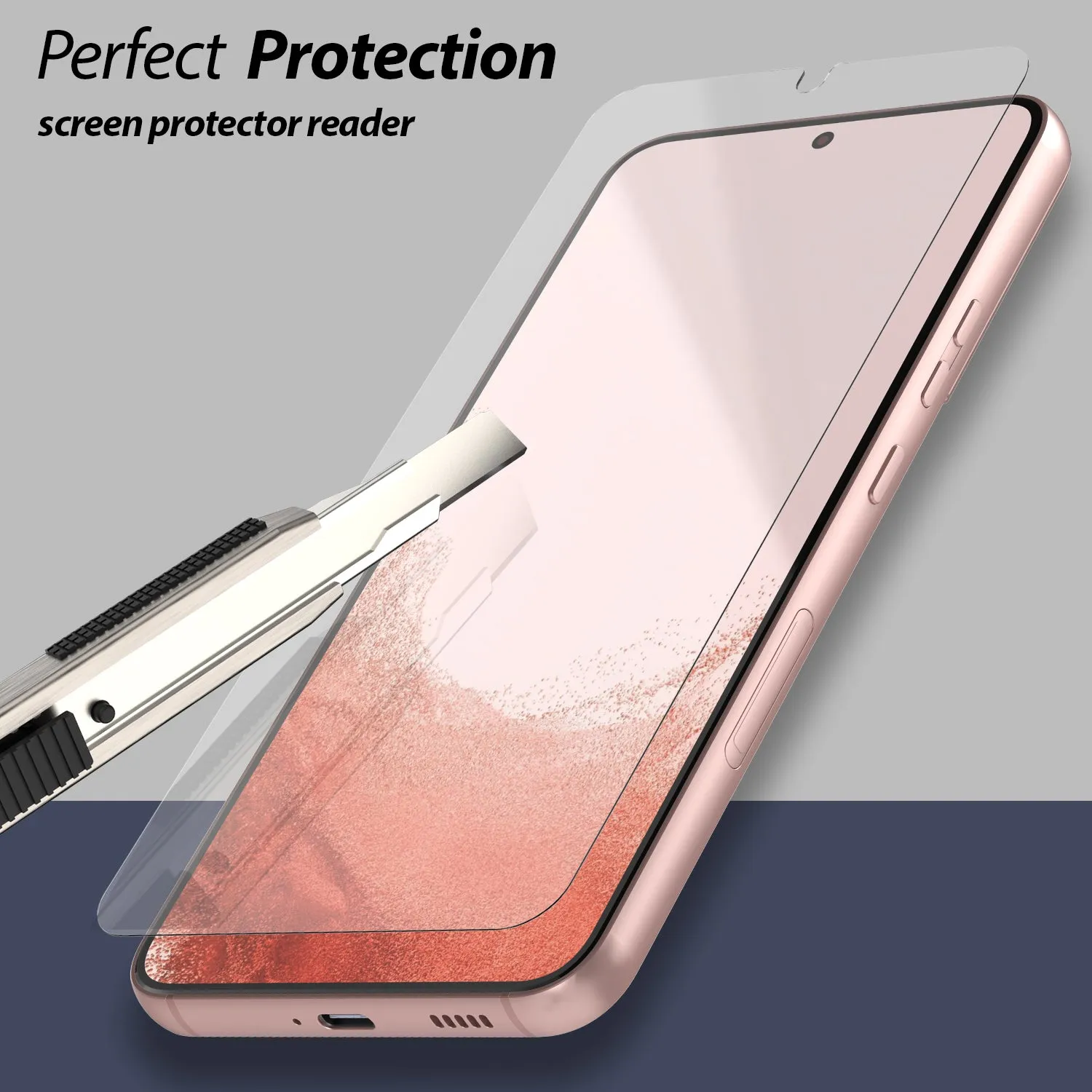 [Dome Glass] Samsung Galaxy S22 Tempered Glass Screen Protector with Installation Kit - Liquid Dispersion Tech