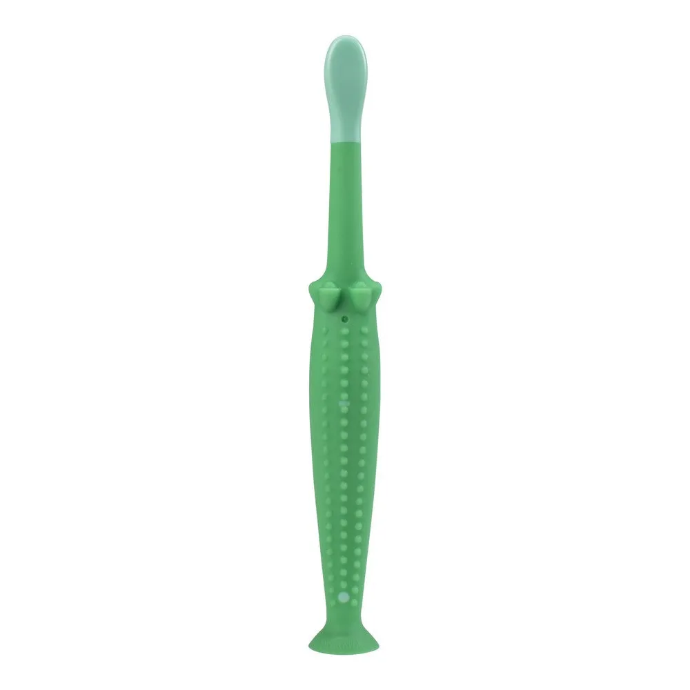 Dr. Brown'S Infant-To-Toddler Toothbrush Green Crocodile Birth to 36M