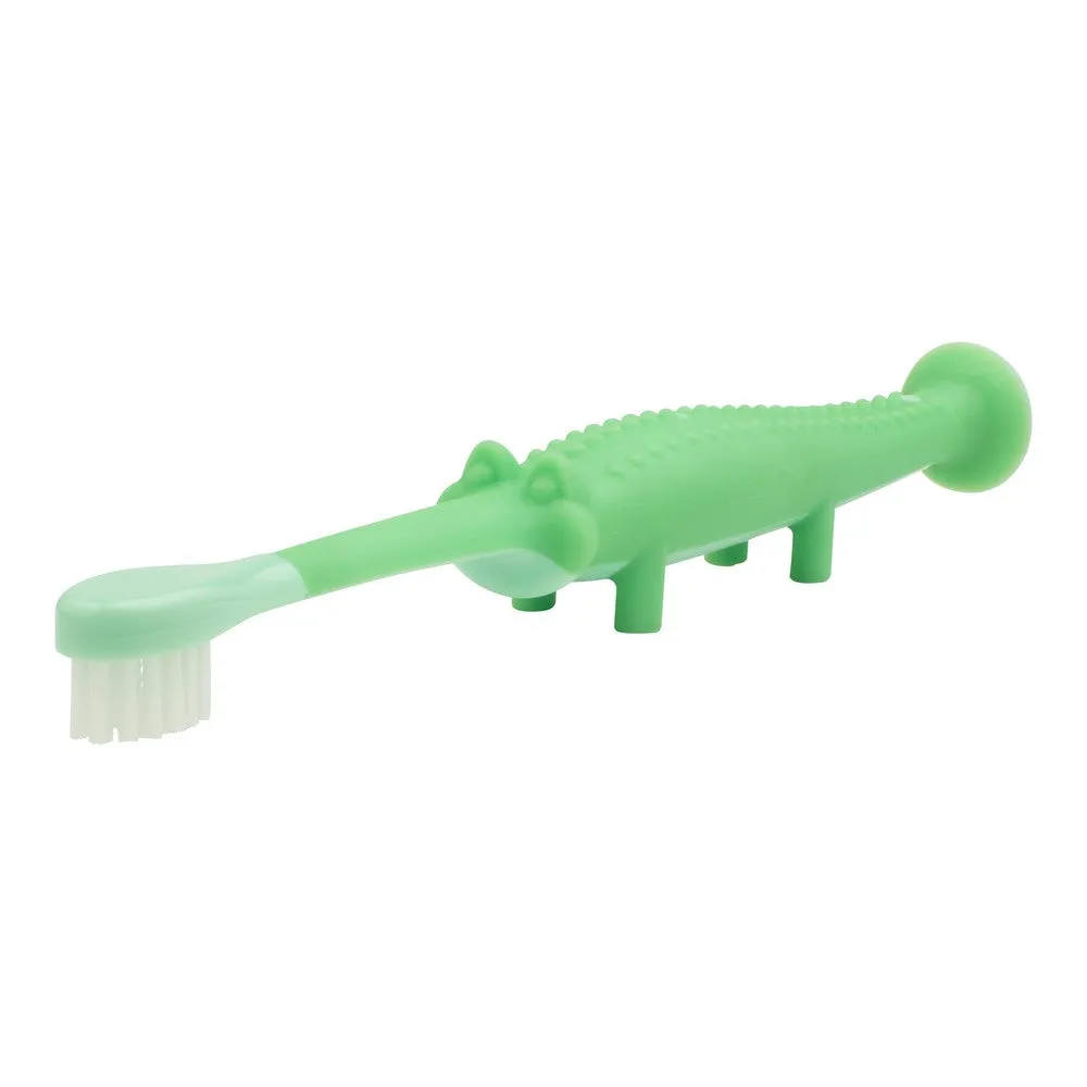 Dr. Brown'S Infant-To-Toddler Toothbrush Green Crocodile Birth to 36M