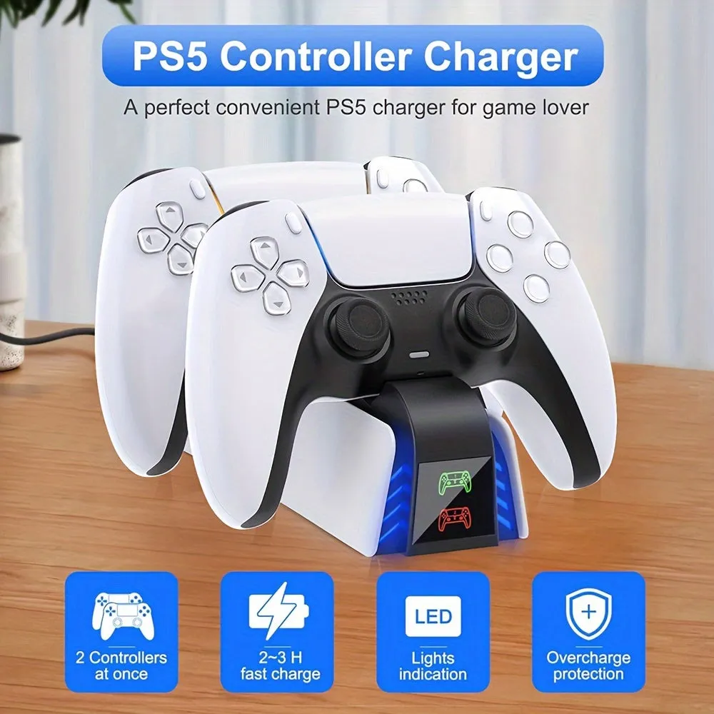 Dual Fast Charging Controller Charging Station for PS5 DualSense