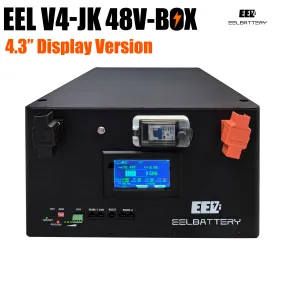 EEL 48V 16S Server Rack JK Battery Box DIY Kits with 200A BMS Energy Storage Stackable Type