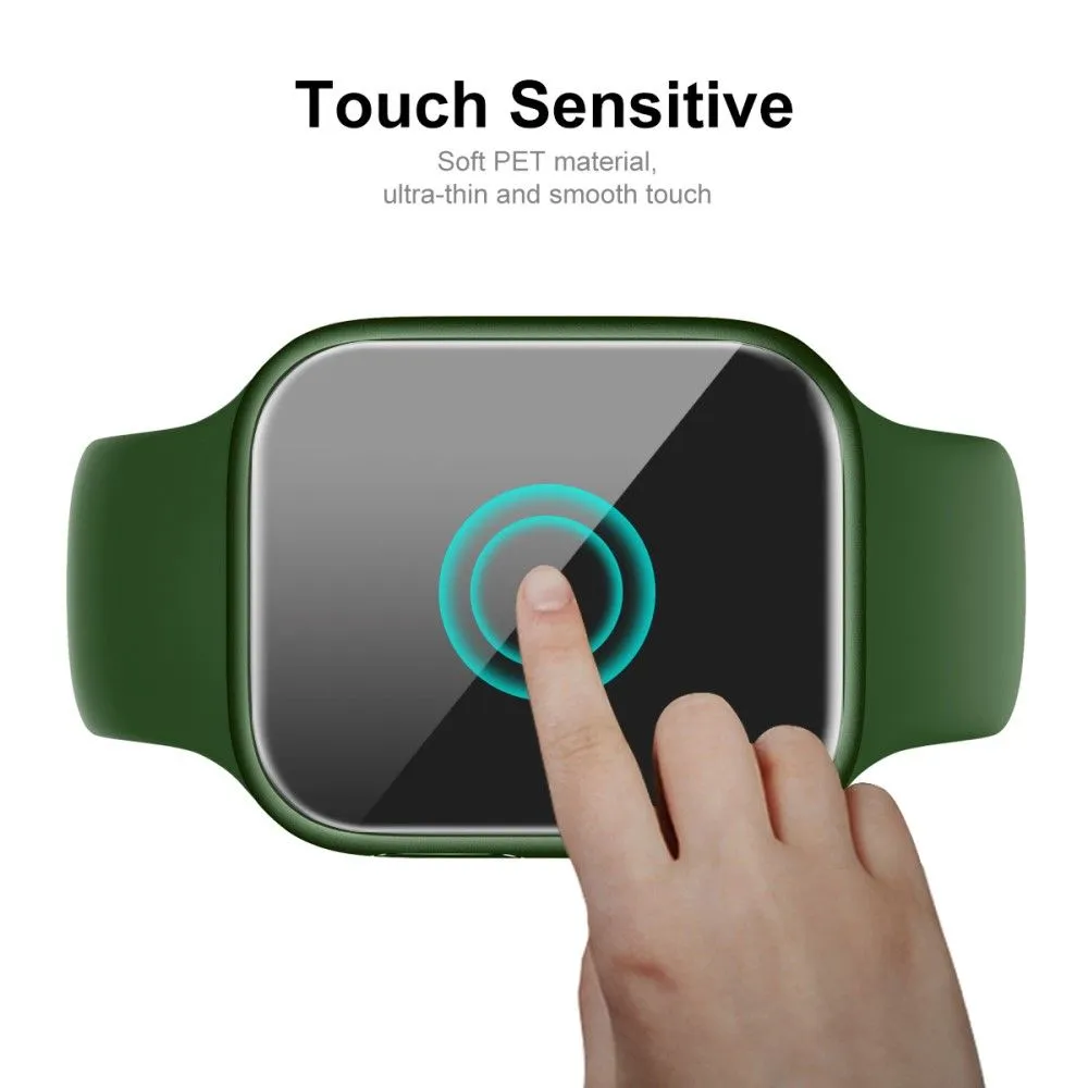 ENKAY Apple Watch (45mm) TPU cover with screen protector - Blackish Green