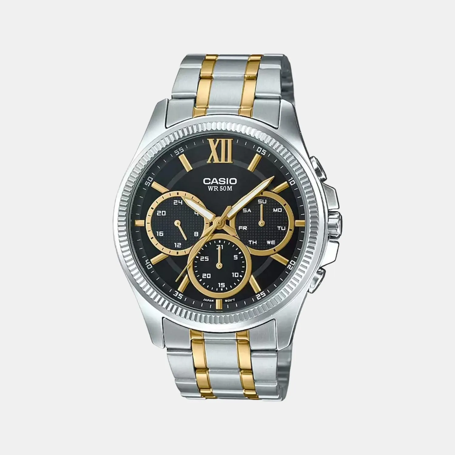 Enticer Men's Chronograph Stainless Steel Watch A1775 - MTP-E315HSG-1AVIF