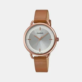 Enticer Women's Analog Leather Watch A1801 - LTP-E413PL-7ADF