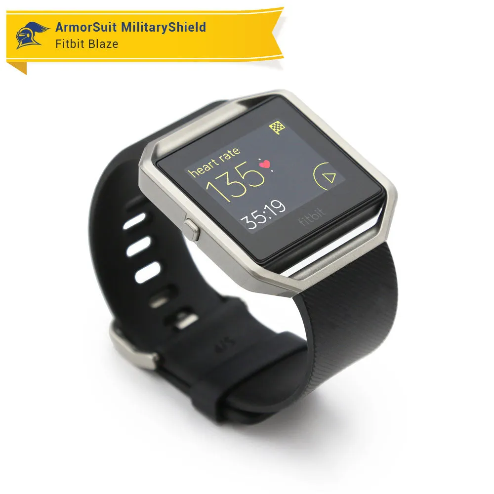 Fitbit Blaze Screen Protector   Full Body Skin (Front & Back)