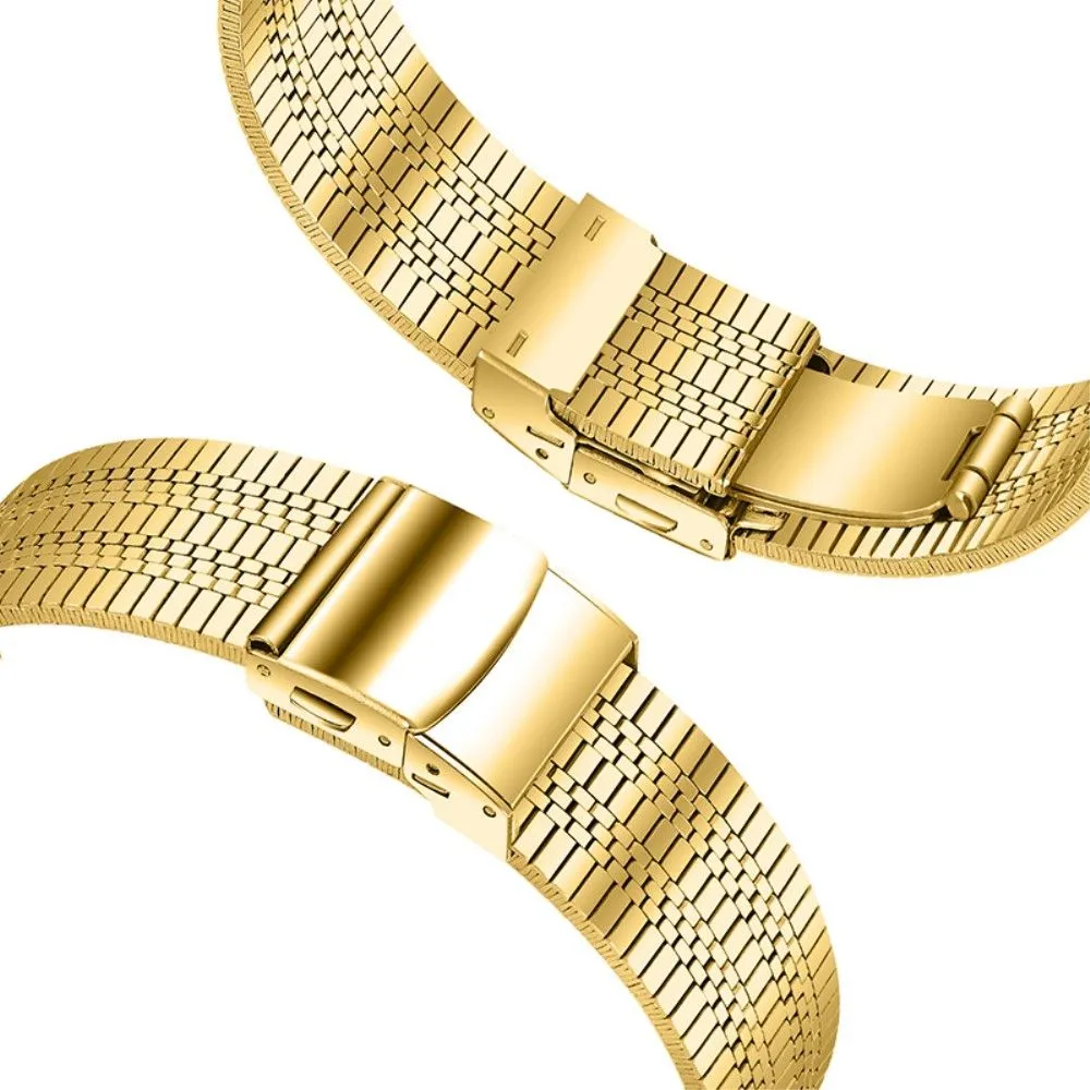 Fitbit Sense / Versa 5 bead stainless steel watch strap - Gold