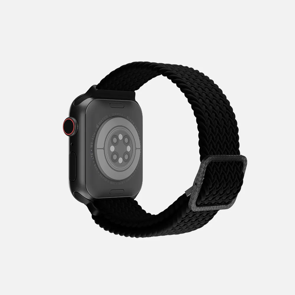 Flexible Braided Solo Loop - For Apple Watch - Black