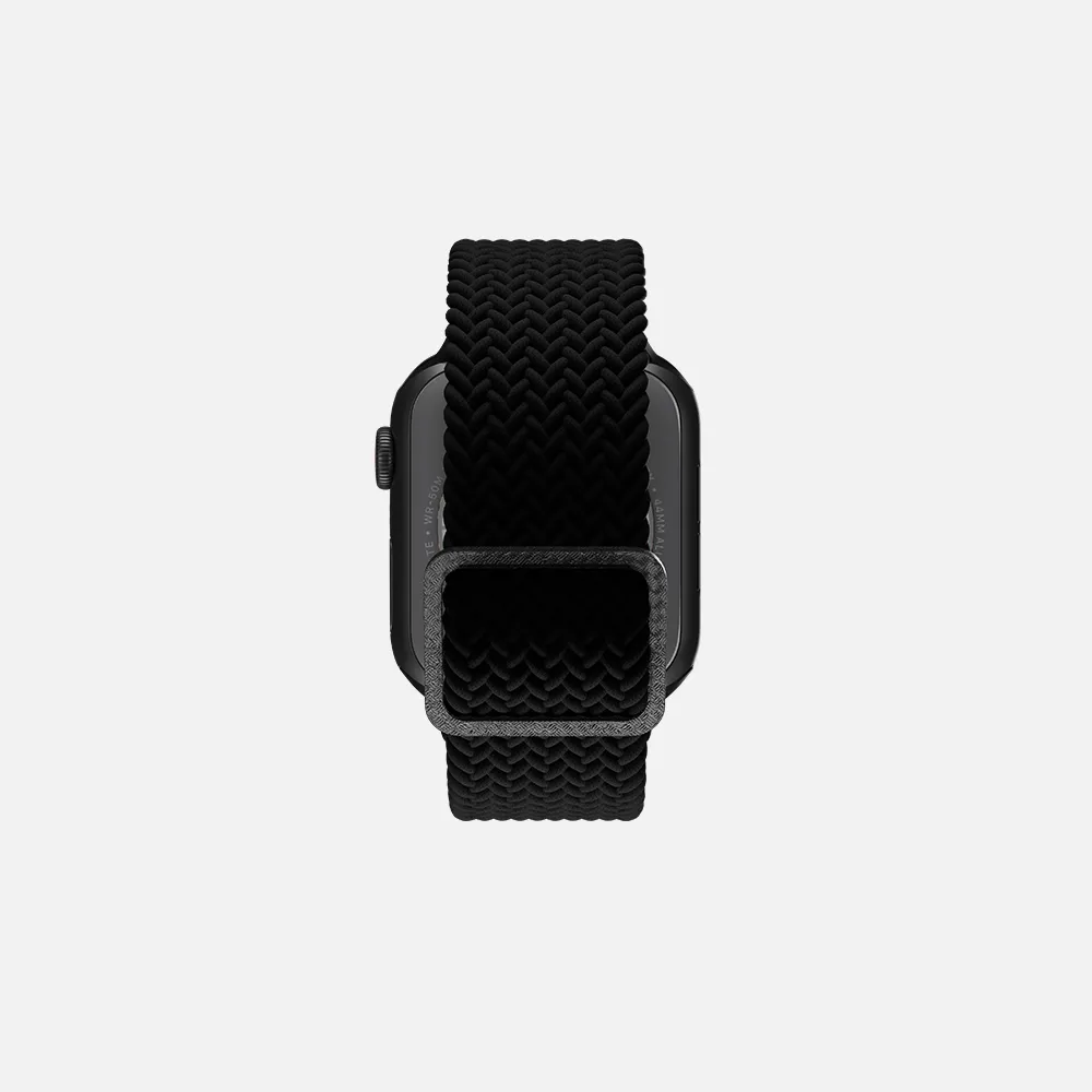 Flexible Braided Solo Loop - For Apple Watch - Black