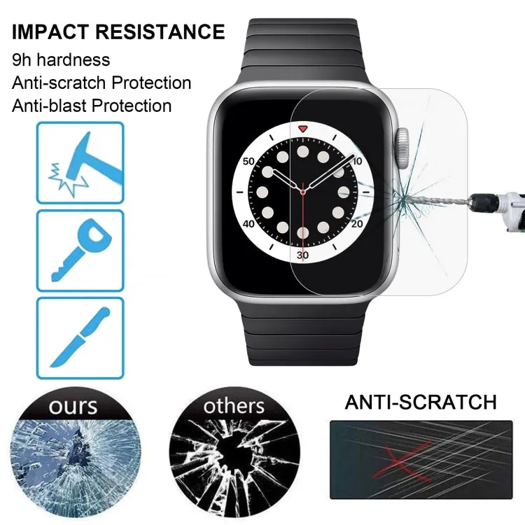 For Apple Watch Edition 42mm 42mm Dial Diameter 9H  Surface Hardness 2.5D Explosion-proof Tempered Glass Film