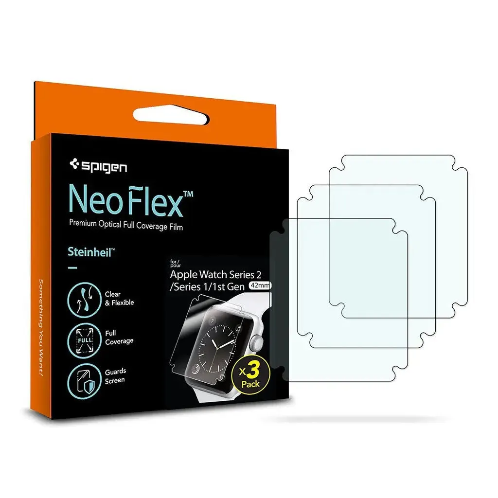 [Front 3pcs] Apple Watch Screen Protector Series (42mm) Neo Flex Film