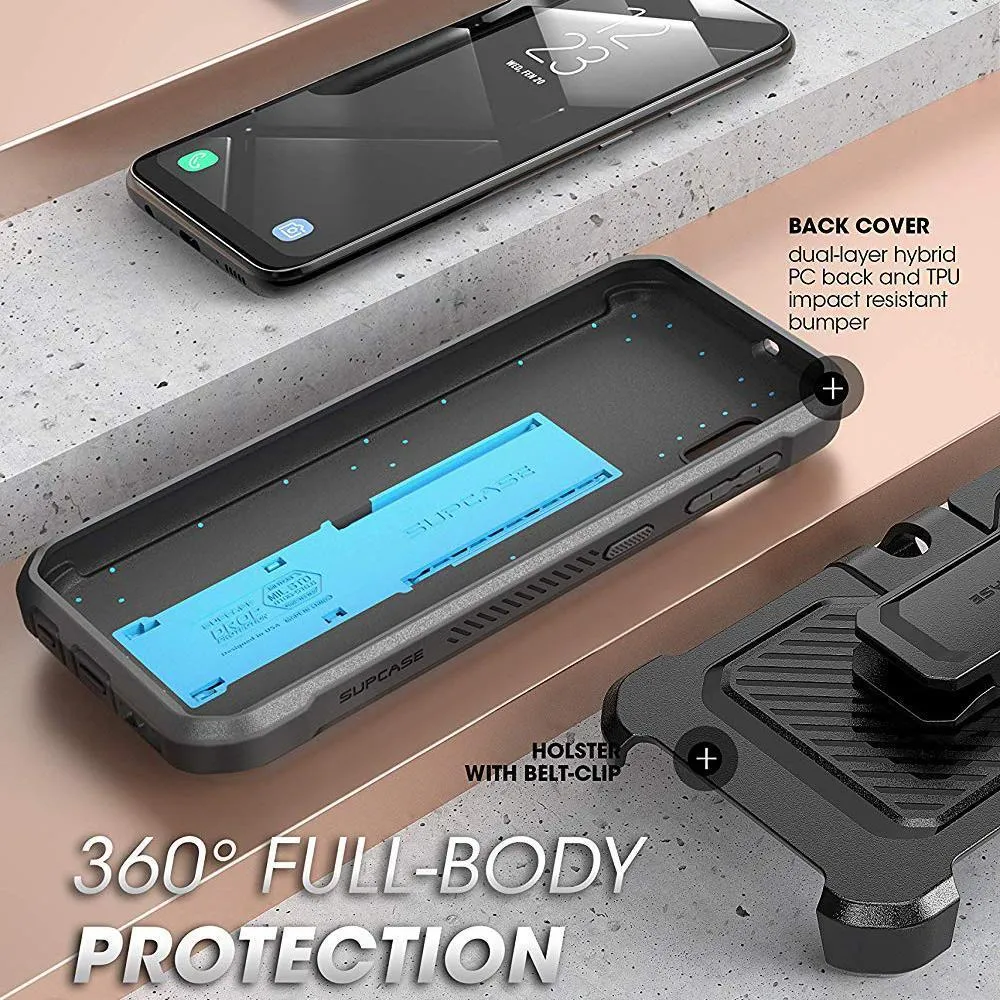 Galaxy A10e Unicorn Beetle Pro Rugged Holster Case-Blue