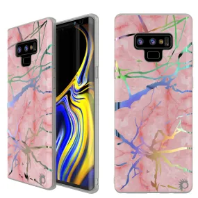 Galaxy Note 9 Full Body W/ Screen Protector Marble Case (Rose Mirage)