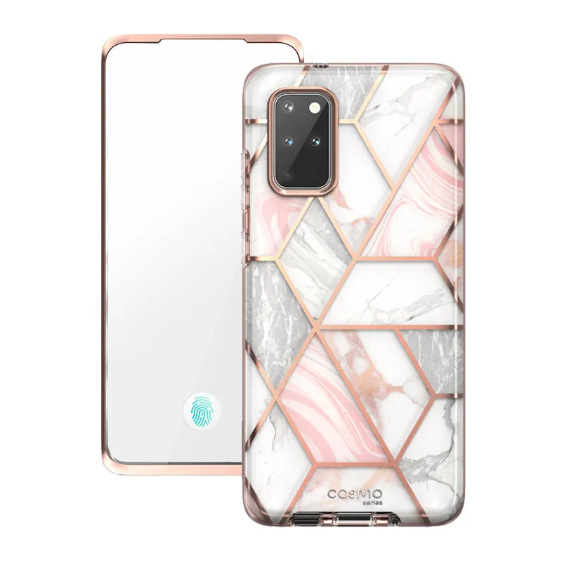 Galaxy S20 Plus Cosmo Case (with Screen Protector) - Marble Pink