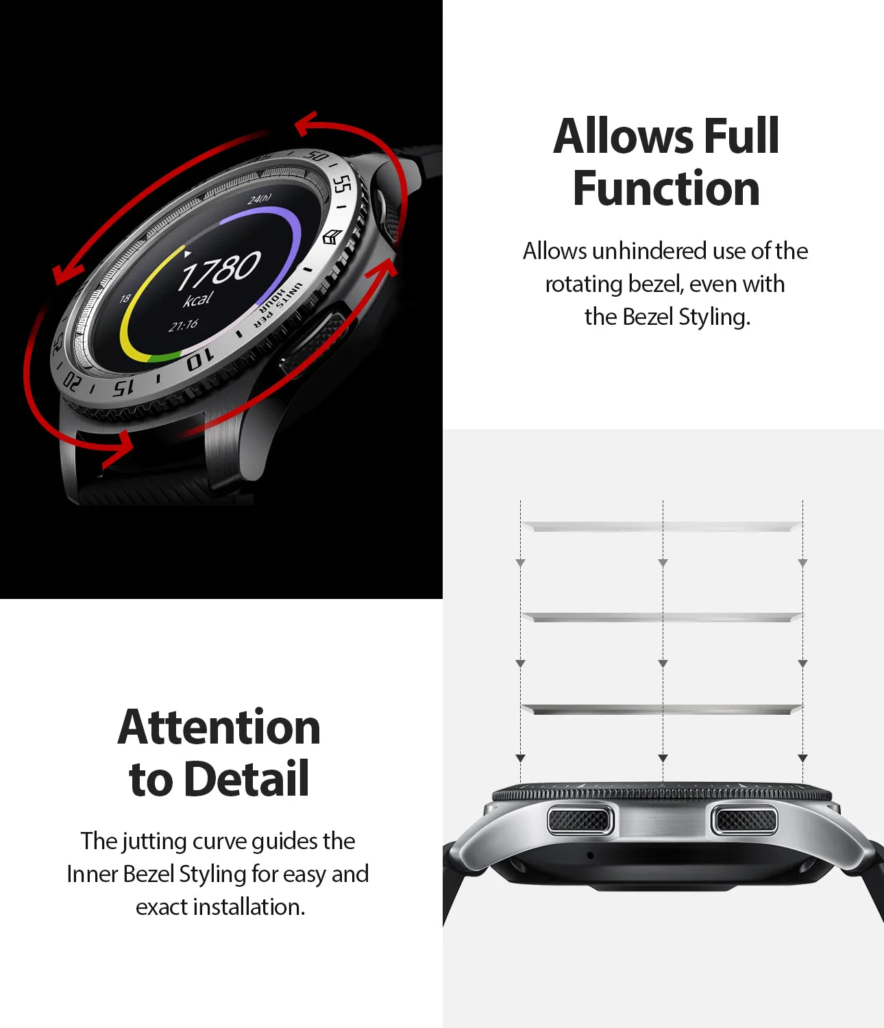 Galaxy Watch 46mm Inner Bezel Styling