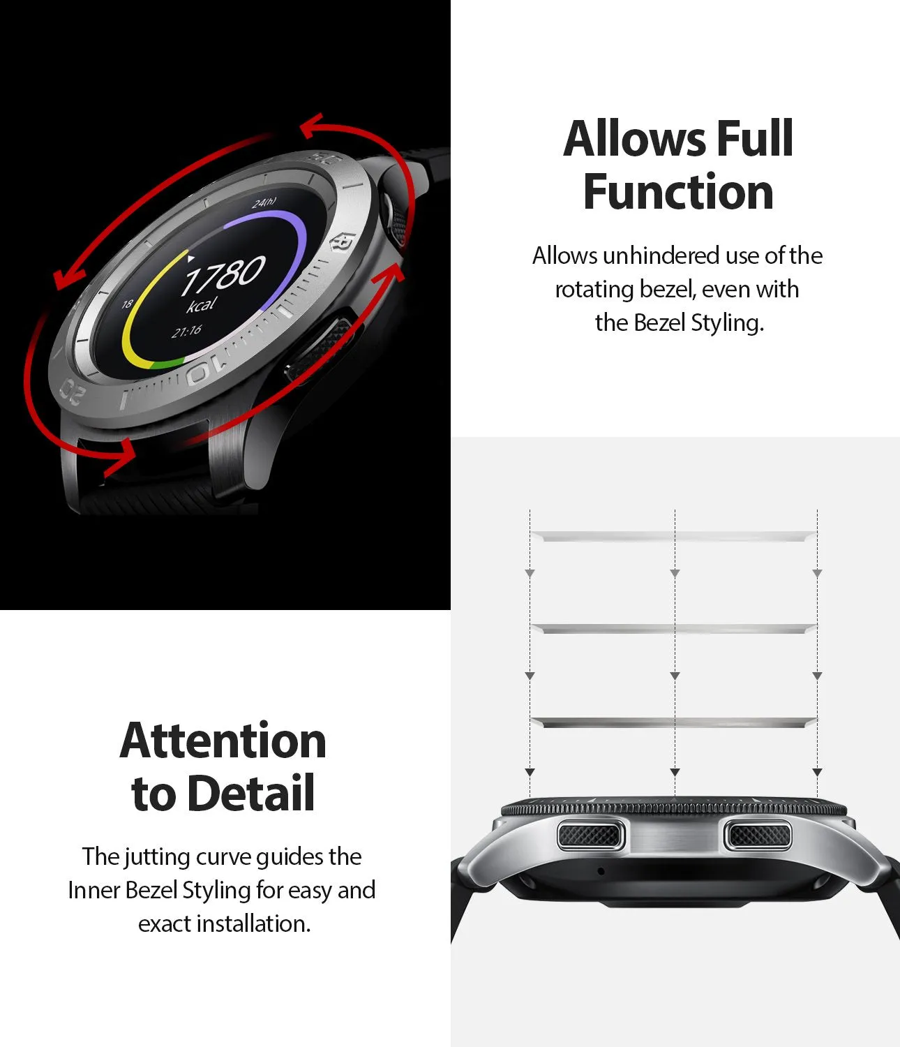 Galaxy Watch 46mm Inner Bezel Styling