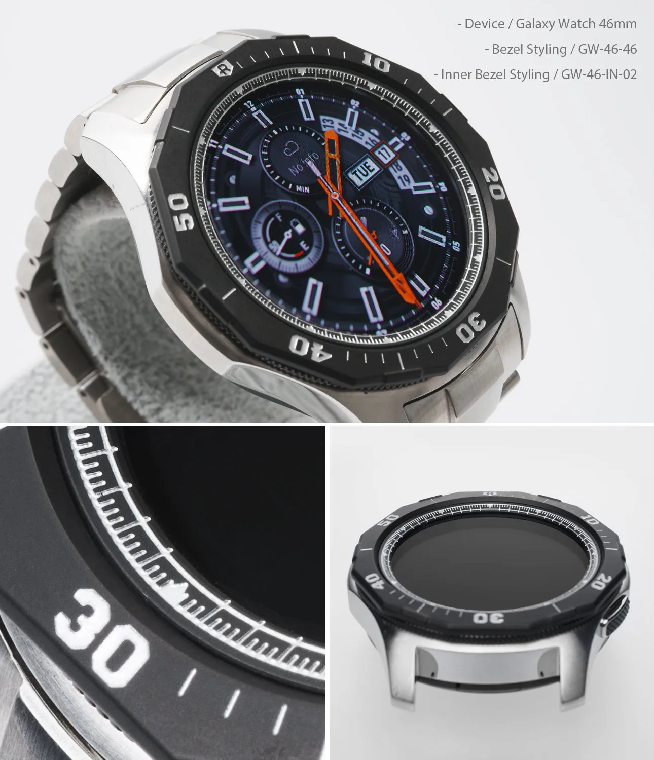 Galaxy Watch 46mm Inner Bezel Styling