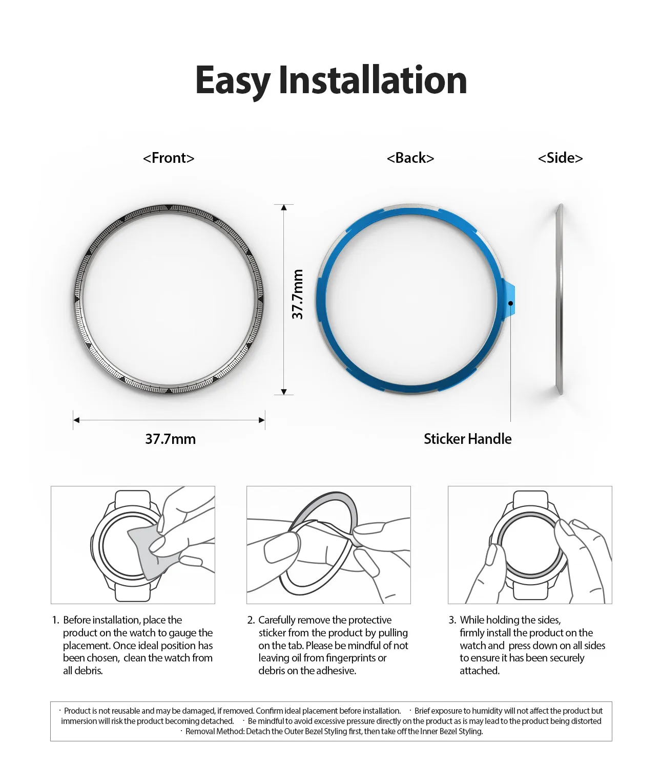 Galaxy Watch 46mm Inner Bezel Styling