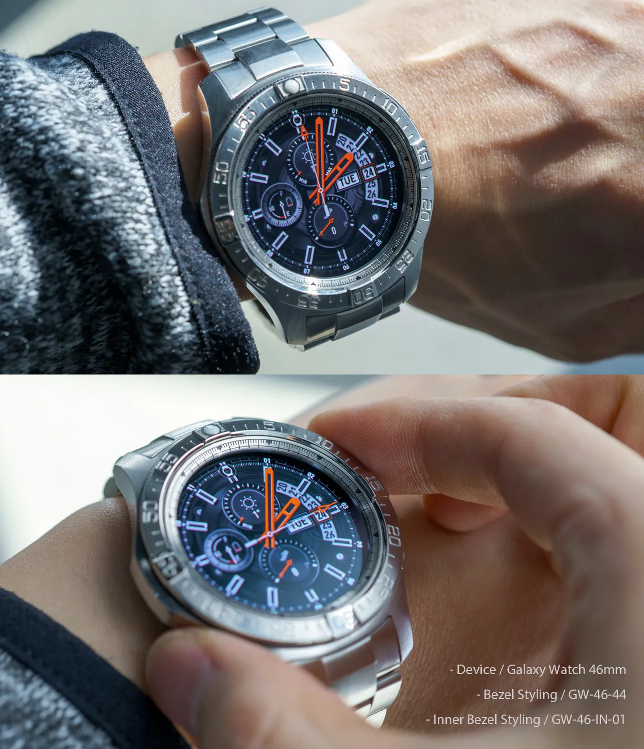 Galaxy Watch 46mm Inner Bezel Styling