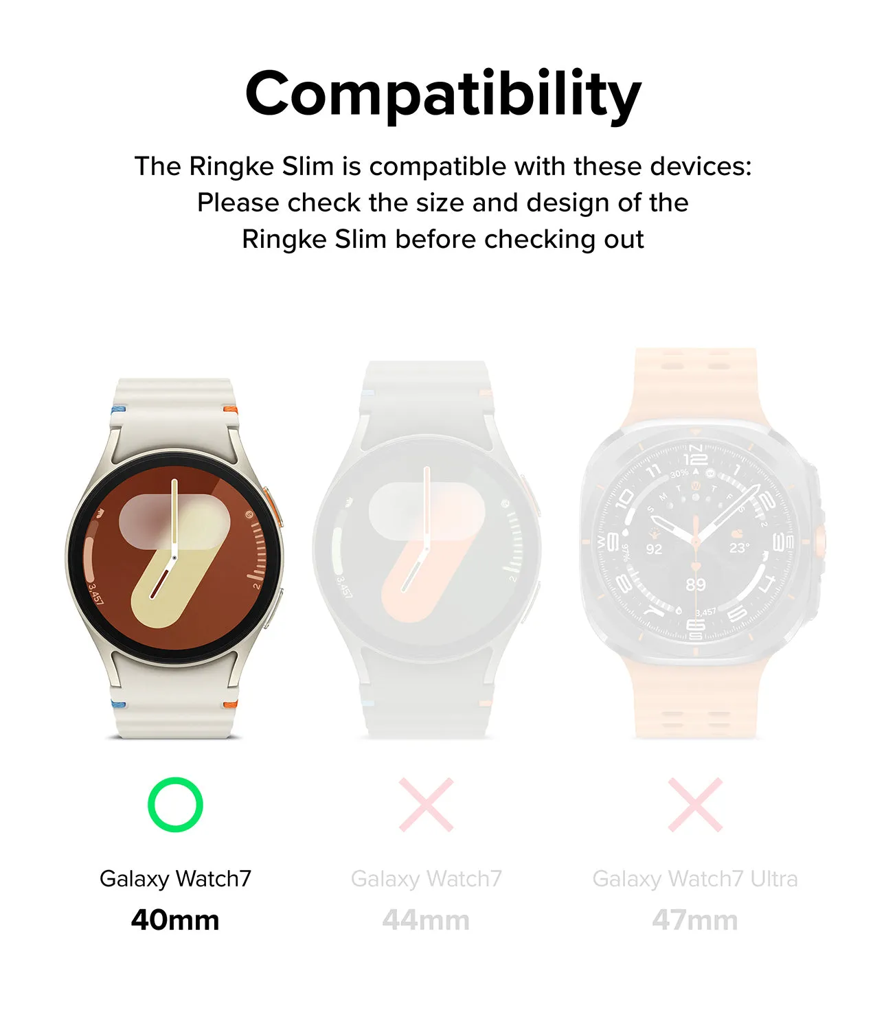 Galaxy Watch 7 (40mm) | Slim & Glass