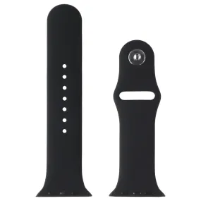 Generic Silicone Watch Band for Apple Watch 42/44/45/49mm - Black / Small