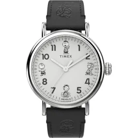 Gents Peanuts Waterbury Standard Silver-Tone Watch TW2W45900