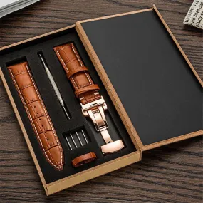 Genuine Leather Watch Band Strap for Samsung Galaxy