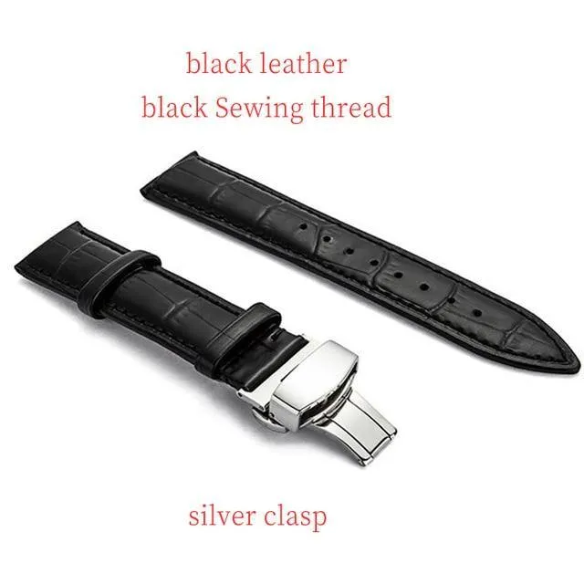 Genuine Leather Watch Band Strap for Samsung Galaxy