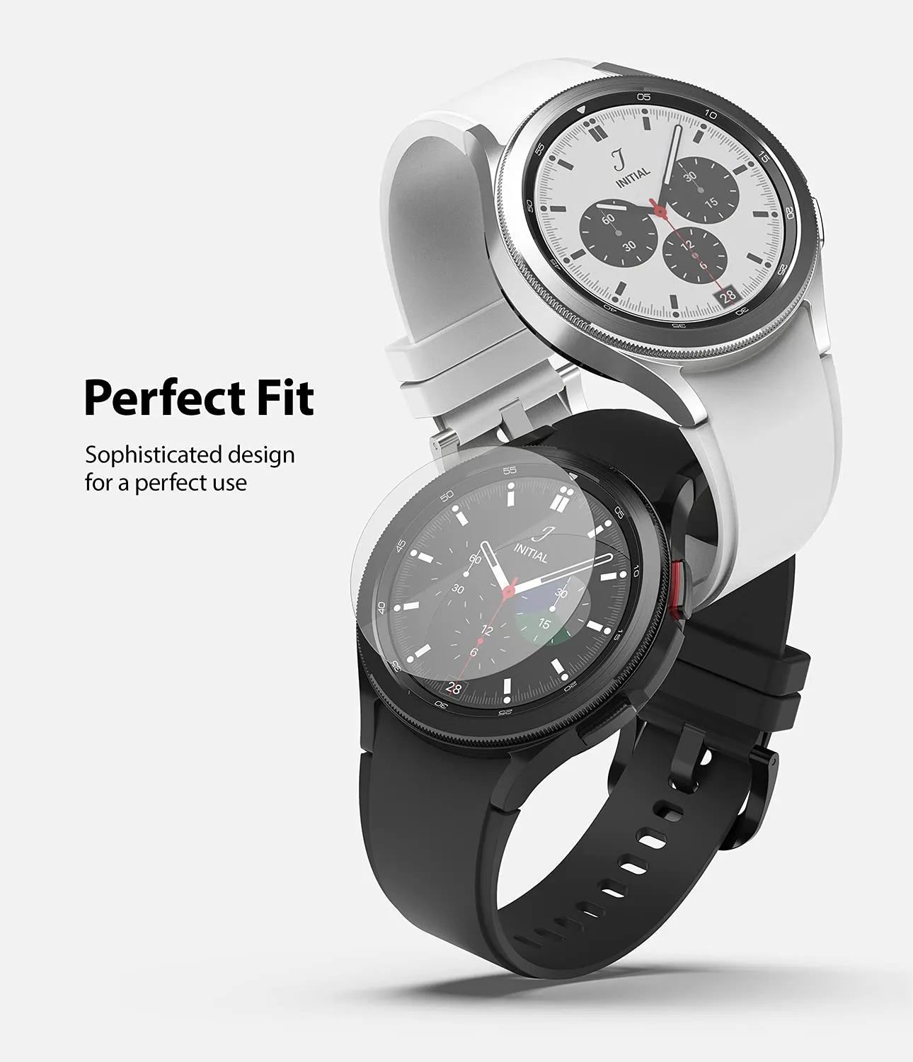 Glass [4 Pack] Compatible with Samsung Galaxy Watch 4 Classic 42mm