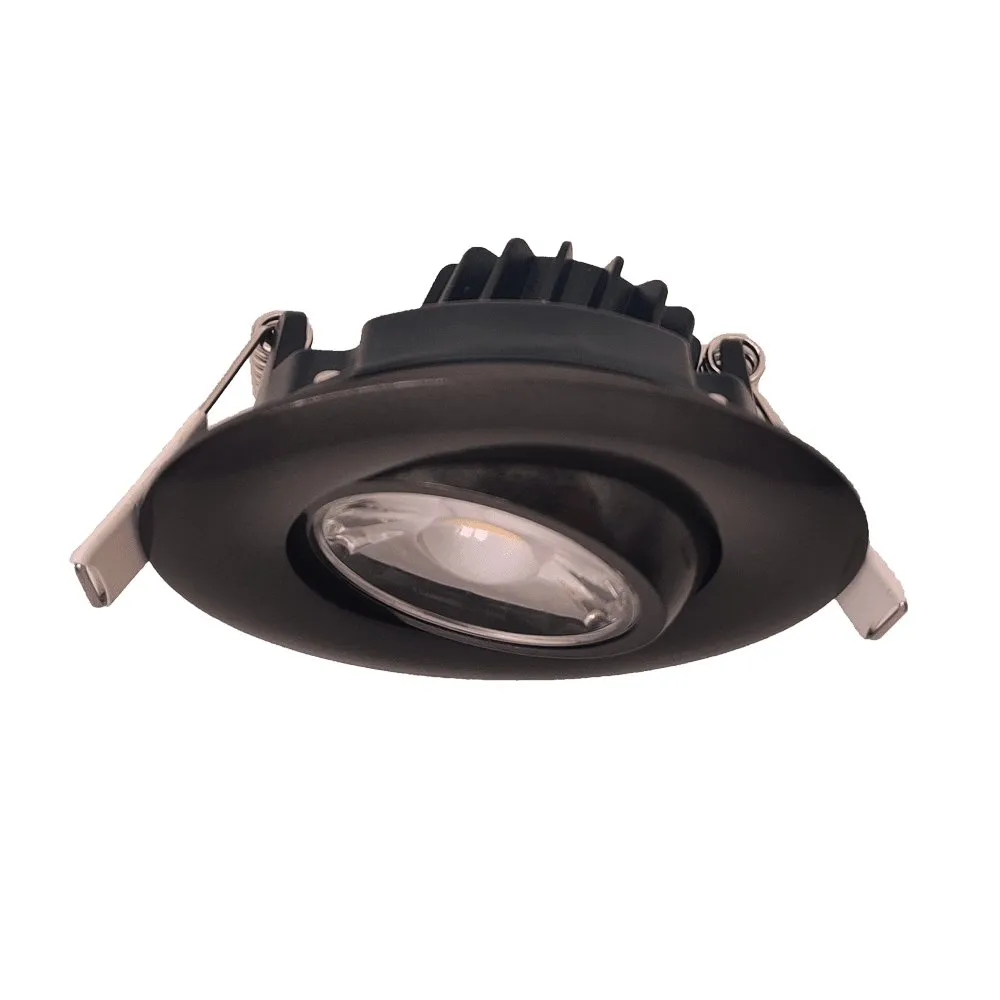 Goodlite G-19848 3" 8W LED Recessed Gimbal Downlight Selectable CCT Bronze