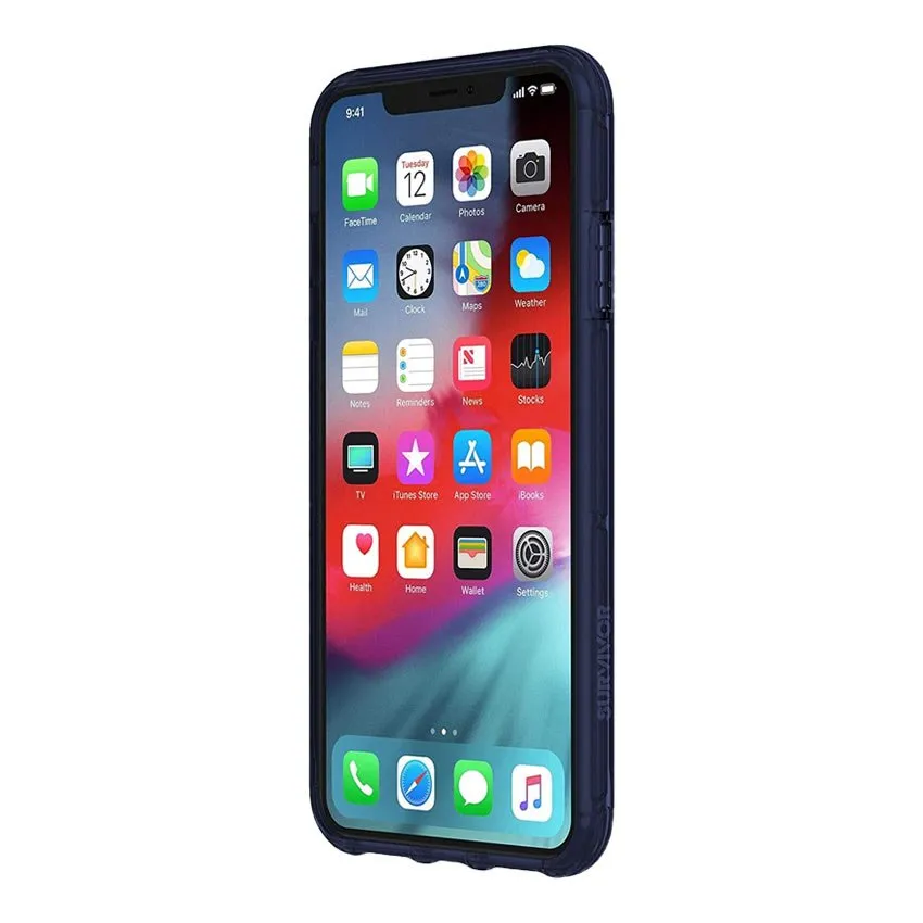 Griffin Survivor Case for iPhone XS Max Clear/Navy