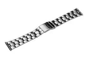 Hadley Roma MB9246W 26mm Wide Stainless Mens Metal Watch Band